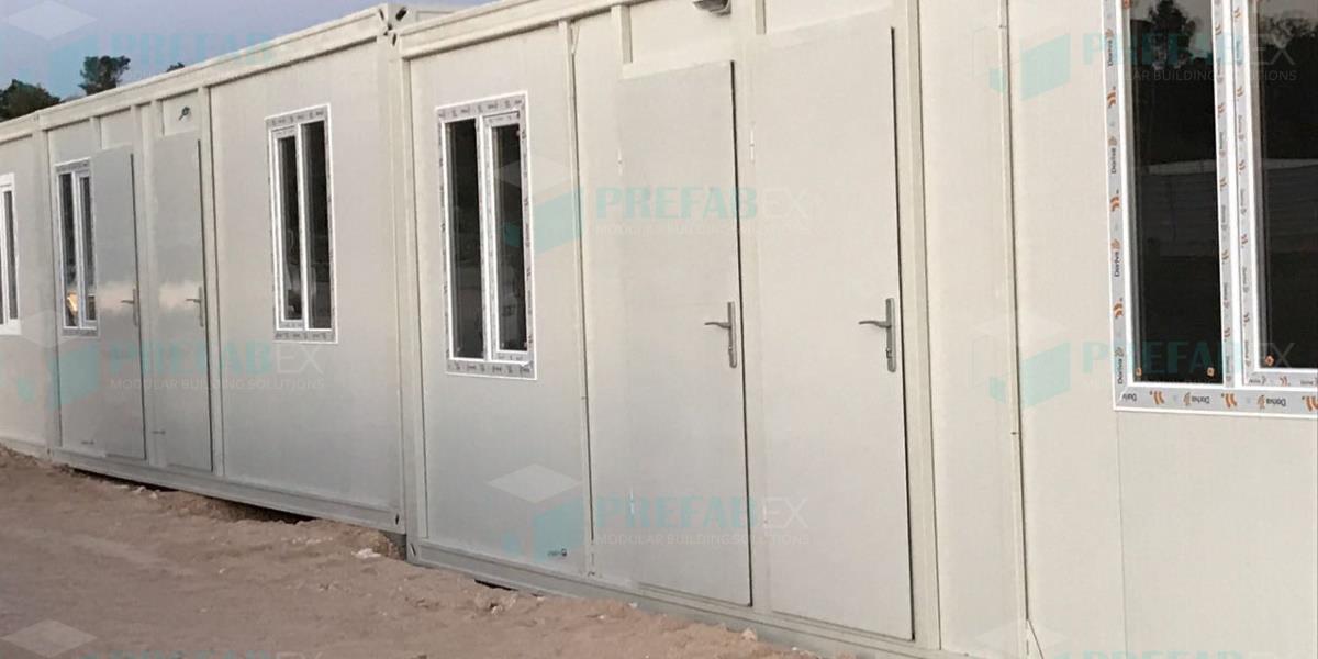 TEMPORARY HOUSING, RESTROOM & OFFICE PREFAB CONTAINER